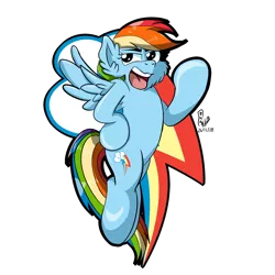 Size: 2000x2000 | Tagged: safe, artist:viejillox64art, derpibooru import, rainbow dash, pony, fluffy, solo, sticker