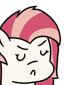 Size: 258x333 | Tagged: safe, artist:toyminator900, derpibooru import, oc, oc:aureai, unofficial characters only, pegasus, pony, bust, eyes closed, female, hmph, raised eyebrow, reaction image, simple background, solo, transparent background, unamused
