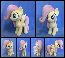 Size: 2586x2318 | Tagged: safe, artist:fireflytwinkletoes, derpibooru import, fluttershy, pegasus, pony, female, filly, filly fluttershy, irl, photo, plushie, solo, spread wings, wings, younger