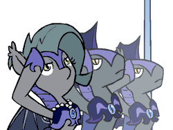Size: 600x450 | Tagged: safe, artist:whateverbender, derpibooru import, oc, oc:grey mouse, bat pony, pony, animated, armor, bat pony oc, bat wings, female, flag pole, frame by frame, frown, gif, glare, idle animation, lidded eyes, male, mare, salute, serious, serious face, simple background, sitting, spread wings, squigglevision, stallion, white background, wings