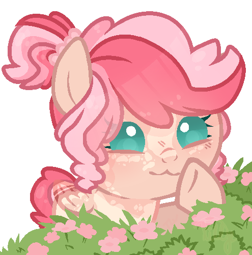 Size: 495x501 | Tagged: safe, artist:tillysimagination, derpibooru import, oc, oc:apple spice, pegasus, pony, :3, baby, baby pony, bush, coat markings, cute, female, filly, flower, ocbetes, offspring, parent:big macintosh, parent:fluttershy, parents:fluttermac, simple background, solo, transparent background