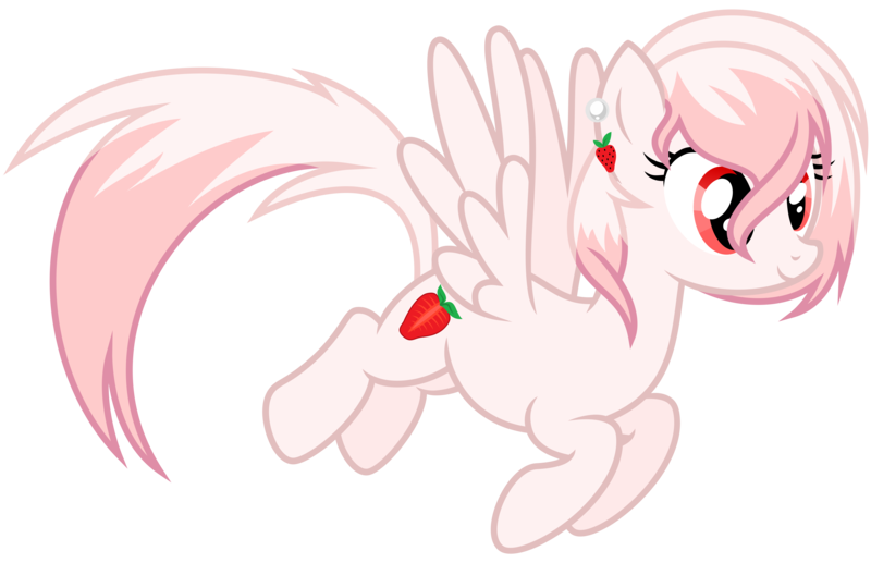 Size: 8191x5293 | Tagged: safe, derpibooru import, oc, oc:strawberry jewel, pegasus, pony, .ai available, .svg available, absurd resolution, cute, simple background, solo, transparent background, vector