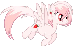 Size: 8191x5293 | Tagged: safe, derpibooru import, oc, oc:strawberry jewel, pegasus, pony, .ai available, .svg available, absurd resolution, cute, simple background, solo, transparent background, vector