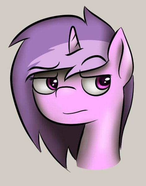 Size: 520x661 | Tagged: safe, artist:vbronny, derpibooru import, oc, unofficial characters only, pony, unicorn, bust, female, horn, mare, portrait, simple background, solo