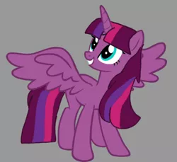 Size: 520x476 | Tagged: safe, derpibooru import, oc, oc:eany sparkle, alicorn, pony, magical lesbian spawn, next generation, offspring, parent:tempest shadow, parent:twilight sparkle, parents:tempestlight