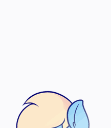 Size: 448x516 | Tagged: safe, artist:angrylittlerodent, derpibooru import, oc, oc:thunderdaze, unofficial characters only, pegasus, pony, :o, animated, cute, daaaaaaaaaaaw, eyes closed, female, frame by frame, gif, happy, hnnng, looking at you, loop, mare, ocbetes, open mouth, simple background, smiling, white background