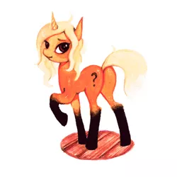 Size: 500x500 | Tagged: safe, artist:-fuchs-, derpibooru import, oc, pony, unicorn, female, mare, ponysona, solo