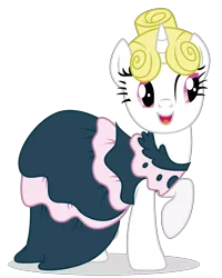 Size: 4000x5000 | Tagged: safe, artist:dragonchaser123, derpibooru import, oc, oc:sonya white, unofficial characters only, pony, unicorn, absurd resolution, clothes, dress, female, mare, raised hoof, simple background, solo, transparent background, vector