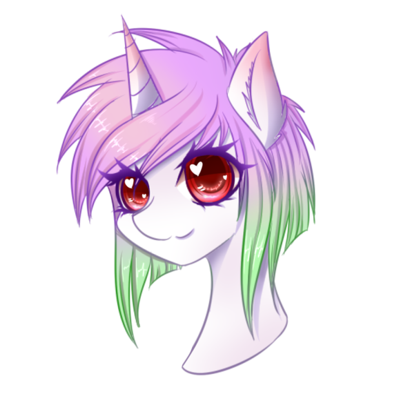 Size: 858x890 | Tagged: safe, artist:fluffymaiden, derpibooru import, oc, oc:reverie, unofficial characters only, pony, unicorn, female, heart eyes, mare, simple background, solo, transparent background, wingding eyes