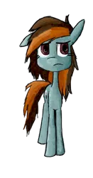 Size: 299x571 | Tagged: safe, artist:restartbob, deleted from derpibooru, derpibooru import, oc, oc:mercury vapour, earth pony, pony, sad, solo, upset