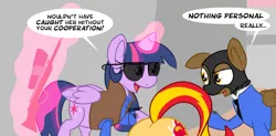 Size: 800x394 | Tagged: suggestive, artist:sunsetshimmerreallyhatesyou, derpibooru import, sunset shimmer, twilight sparkle, twilight sparkle (alicorn), alicorn, pony, butt, plot, sniper, spy, team fortress 2, tumblr