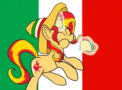 Size: 1280x948 | Tagged: artist:sunsetshimmerreallyhatesyou, derpibooru import, food, safe, sombrero charro, sunset shimmer, taco, tumblr