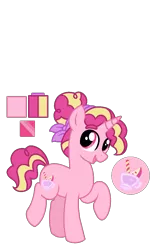 Size: 800x1280 | Tagged: safe, artist:sandwichbuns, derpibooru import, oc, oc:sweet tea, pony, unicorn, female, mare, offspring, parent:big macintosh, parent:sugar belle, parents:sugarmac, reference sheet, simple background, solo, transparent background