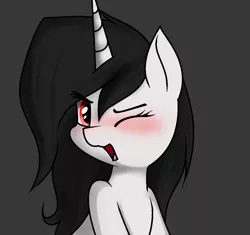 Size: 1170x1100 | Tagged: suggestive, artist:pencil bolt, derpibooru import, oc, oc:mercies, unofficial characters only, pony, unicorn, blushing, female