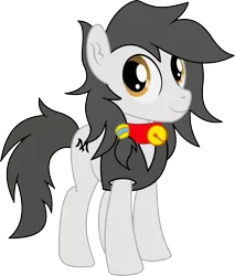 Size: 4189x4910 | Tagged: safe, artist:cyanlightning, derpibooru import, oc, oc:double m, unofficial characters only, earth pony, pony, 2019 community collab, derpibooru community collaboration, .svg available, absurd resolution, chest fluff, ear fluff, male, simple background, solo, stallion, transparent background, vector
