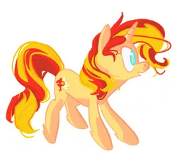 Size: 865x760 | Tagged: safe, artist:jetsamjunk, derpibooru import, sunset shimmer, pony, unicorn, female, mare, simple background, solo, white background