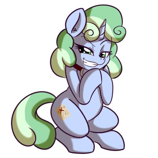 Size: 512x512 | Tagged: safe, artist:anibaruthecat, derpibooru import, oc, oc:sweetwater, unofficial characters only, pony, unicorn, female, filly, goggles, scheming, simple background, sticker, transparent background