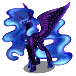 Size: 3000x3000 | Tagged: safe, artist:shamy-crist, derpibooru import, nightmare moon, pony, cute, moonabetes, simple background, solo, transparent background