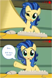 Size: 800x1200 | Tagged: safe, artist:flash equestria photography, derpibooru import, oc, oc:milky way, unofficial characters only, earth pony, pony, milkmare of trottingham, ask, blushing, camera, camera shot, comic, computer, computer mouse, dialogue, female, keyboard, mare, selfie, show accurate, solo, tumblr, webcam