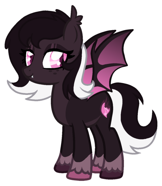 Size: 978x1123 | Tagged: safe, artist:inkyy-kiwi, derpibooru import, oc, oc:shine bright, bat pony, pony, bat pony oc, bat wings, female, mare, simple background, solo, transparent background, unshorn fetlocks, wings