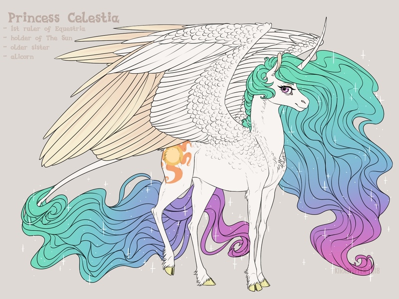 Size: 1280x960 | Tagged: safe, artist:dementra369, derpibooru import, princess celestia, alicorn, pony, cloven hooves, curved horn, female, horn, leonine tail, mare, simple background, solo, spread wings, wings