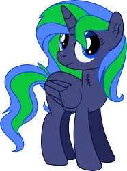 Size: 3510x4707 | Tagged: safe, artist:cyanlightning, derpibooru import, oc, oc:star gazer, unofficial characters only, alicorn, pony, 2019 community collab, derpibooru community collaboration, .svg available, absurd resolution, alicorn oc, chest fluff, ear fluff, female, folded wings, horn, mare, simple background, solo, transparent background, vector, wings