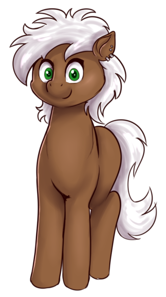 Size: 474x847 | Tagged: safe, artist:brownieclop, deleted from derpibooru, derpibooru import, oc, oc:brownie whitepainter, earth pony, pony, 2019 community collab, derpibooru community collaboration, simple background, solo, transparent background