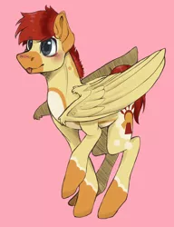 Size: 1191x1553 | Tagged: safe, artist:rebeccabluebreeze, derpibooru import, oc, oc:sunstrider, pony, solo