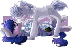 Size: 2996x1970 | Tagged: safe, artist:baldmoose, derpibooru import, oc, oc:circuits board, oc:yadernoy zharkova, unofficial characters only, pony, zebra, blushing, clothes, cute, eyepatch, eyes closed, female, female on male, french kiss, glasses, heart, kissing, male, mare, mare on stallion, stallion, straight, sweater, zebra oc