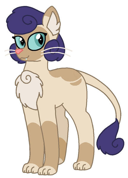 Size: 725x1010 | Tagged: artist:sandwichbuns, derpibooru import, female, hybrid, interspecies offspring, oc, oc:yarnall, offspring, parent:capper, parent:rarity, parents:capperity, safe, simple background, solo, white background