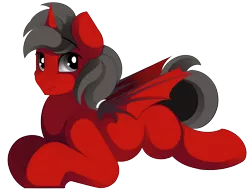 Size: 3888x2981 | Tagged: safe, artist:conrie, derpibooru import, edit, oc, oc:queen phillip, unofficial characters only, alicorn, bat pony, bat pony alicorn, changeling, pony, 2019 community collab, derpibooru community collaboration, alicorn oc, bat pony oc, bat wings, changeling oc, commission, cute, female, horn, indecisive changeling identification, male, mare, red and black oc, simple background, solo, stallion, transparent background, wings