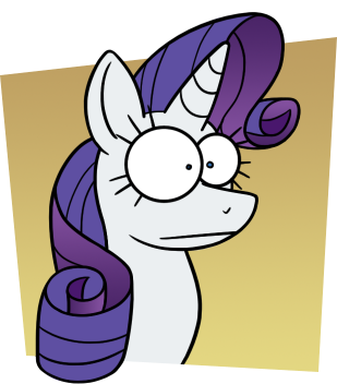 Size: 309x352 | Tagged: safe, artist:octanbearcat, derpibooru import, rarity, pony, unicorn, gradient background, simple background, solo, transparent background, wide eyes, wut face