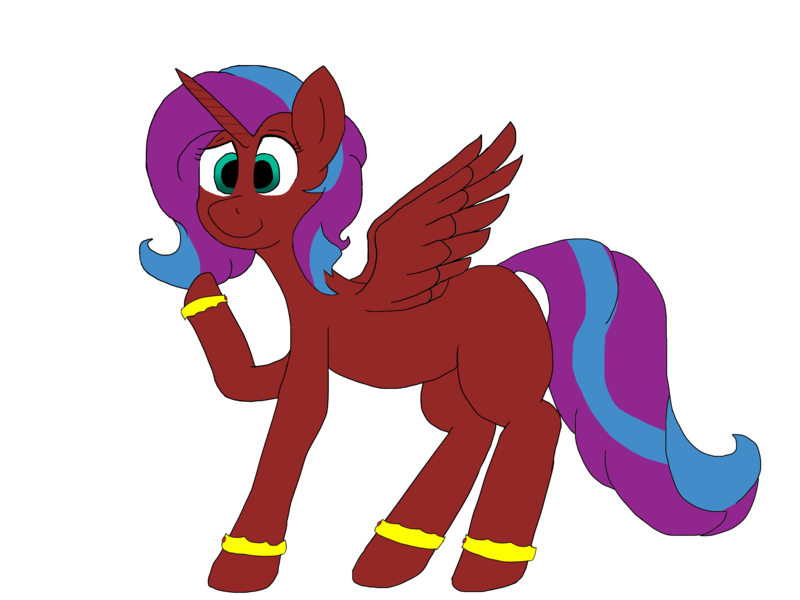 Size: 4032x3024 | Tagged: safe, artist:alviniscute, artist:rainbowdash69, derpibooru import, oc, oc:princessmoonlight, alicorn, pony, unicorn, 2019 community collab, derpibooru community collaboration, alicorn oc, horn, raised hoof, simple background, smiling, solo, spread wings, transparent background, waving, wings