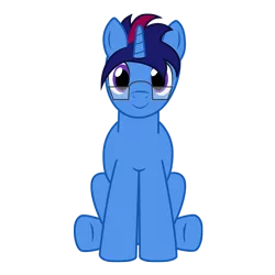 Size: 1200x1200 | Tagged: safe, artist:thequeen, derpibooru import, oc, oc:marquis majordome, unofficial characters only, pony, unicorn, 2019 community collab, derpibooru community collaboration, glasses, looking at you, simple background, sitting, solo, transparent background