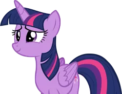 Size: 5054x3896 | Tagged: safe, artist:andoanimalia, derpibooru import, twilight sparkle, twilight sparkle (alicorn), alicorn, pony, the times they are a changeling, cute, female, happy, mare, simple background, smiling, solo, transparent background, twiabetes, vector