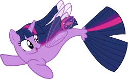 Size: 4000x2481 | Tagged: alicorn, artist:pilot231, cute, derpibooru import, fin wings, safe, seaponified, seapony (g4), seapony twilight, solo, species swap, surf and/or turf, swimming, twilight sparkle, twilight sparkle (alicorn), vector, wings