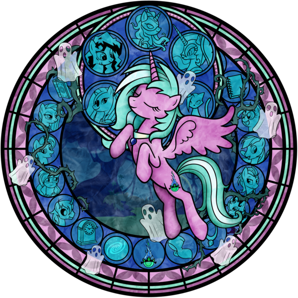 Size: 1024x1024 | Tagged: safe, artist:akili-amethyst, derpibooru import, nightmare moon, oc, oc:axl, oc:cold remedy, oc:crystal shard, oc:karma, oc:macabre haze, oc:pancake, oc:sandy rivers, oc:sapphire night, oc:shine, oc:shinula, oc:sunny, oc:sunset skye, oc:wicked wishes, alicorn, earth pony, ghost, pegasus, pony, undead, unicorn, zebra, alicorn oc, book, broken horn, cloak, clothes, commission, dive to the heart, everfree forest, female, filly, galaxy, ghost cat, glasses, goggles, grandfather clock, horn, jewelry, kingdom hearts, male, mare, mask, necklace, scarf, simple background, stained glass, stallion, transparent background, vine, wings