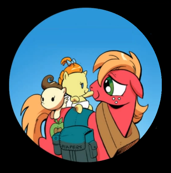 Size: 611x617 | Tagged: artist:andypriceart, big macintosh, boop, comic, cute, derpibooru import, editor:symphonic sync, floppy ears, idw, pound cake, pumpkin cake, safe, spoiler:comic, spoiler:comic09, zen and the art of gazebo repair