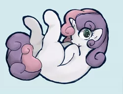Size: 626x481 | Tagged: safe, artist:xp_r6, derpibooru import, sweetie belle, pony, unicorn, cute, diasweetes, female, filly, looking at you, simple background, solo