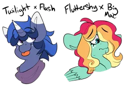 Size: 1280x886 | Tagged: safe, artist:korgikardigan, derpibooru import, oc, unofficial characters only, pegasus, pony, unicorn, adoptable, adopted, bust, colt, female, filly, freckles, male, neckerchief, offspring, parent:big macintosh, parent:flash sentry, parent:fluttershy, parent:twilight sparkle, parents:flashlight, parents:fluttermac, simple background, tongue out, transparent background, wavy mouth