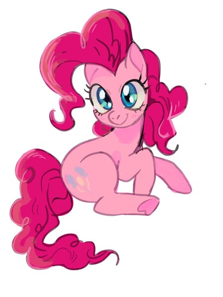 Size: 1536x2048 | Tagged: safe, artist:nounoo, derpibooru import, pinkie pie, pony, cute, diapinkes, female, mare, solo