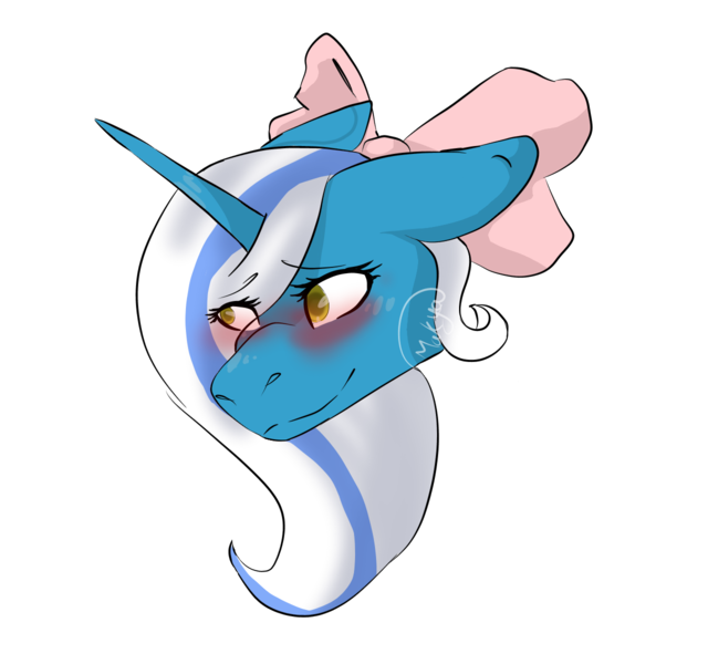 Size: 1280x1200 | Tagged: safe, artist:maplesplashdraws152, derpibooru import, oc, oc:fleurbelle, unofficial characters only, alicorn, alicorn oc, blushing, female, horn, wings