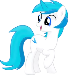 Size: 922x1005 | Tagged: safe, artist:lywings, derpibooru import, oc, oc:lywings, pony, 2019 community collab, derpibooru community collaboration, raised hoof, simple background, smiling, solo, transparent background