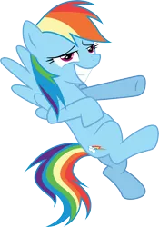 Size: 5735x8203 | Tagged: safe, artist:illumnious, derpibooru import, rainbow dash, pony, the mysterious mare do well, .ai available, absurd resolution, female, grin, mare, pose, simple background, smiling, solo, transparent background, vector