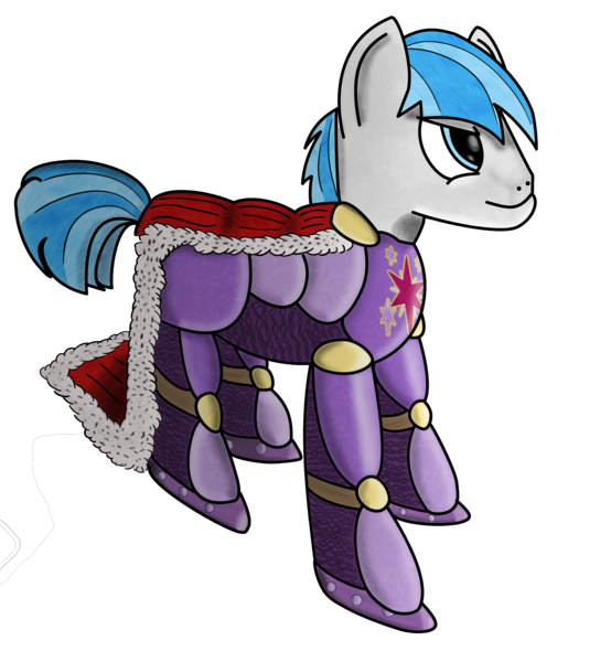 Size: 2882x3120 | Tagged: safe, artist:paracompact, derpibooru import, oc, unofficial characters only, earth pony, pony, 2019 community collab, derpibooru community collaboration, armor, cape, clothes, cutie mark, determined, simple background, solo, transparent background