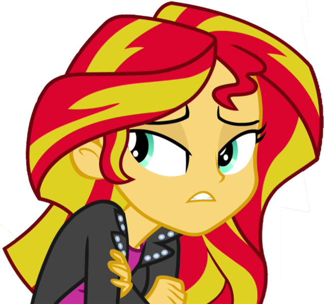 Size: 3450x3240 | Tagged: safe, artist:ytpinkiepie2, derpibooru import, edit, edited screencap, screencap, sunset shimmer, equestria girls, background removed, not a vector, simple background, solo, transparent background