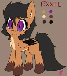 Size: 2016x2304 | Tagged: artist:exxie, derpibooru import, female, maned wolf pony, mare, oc, oc:exxie, reference sheet, safe, simple background, unofficial characters only, wings