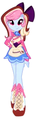 Size: 519x1751 | Tagged: safe, artist:yokokinawa, derpibooru import, oc, oc:neigh-apolitan, equestria girls, boots, bow, cherry, clothes, cute, equestria girls-ified, female, food, freckles, jewelry, miniskirt, necklace, shoes, skirt