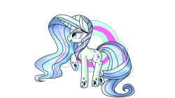 Size: 1192x670 | Tagged: safe, artist:xxcutecookieswirlsxx, derpibooru import, oc, oc:sapphire blue, pony, unicorn, female, mare, rainbow power, simple background, solo, transparent background