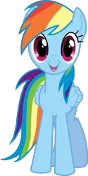 Size: 2050x4096 | Tagged: safe, derpibooru import, rainbow dash, pony, .svg available, hugpony poses, inkscape, solo, svg, vector